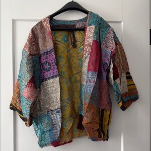 Patchwork Multi-Color Women's Jacket